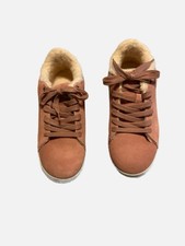 Bearpaw Natasha Mujer Zapatillas Marrón Gamuza Con Repelente de Manchas y Lluvia Talla 9.