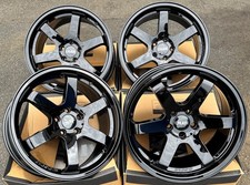 Llantas de aleación 18" Drift para Volvo V40 V60 V70 V90 XC40 XC60 XC90 4X4 5x108 negras