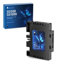 Black 3.09 Sublimation Ink Cartridge for Sawgrass SG500 SG1000 Printer  No G...