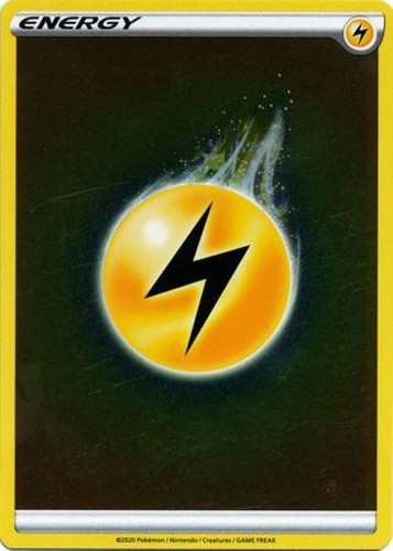 Lightning Energy Common SWSH01: Sword & Shield Base Set Reverse Holo Near Mint