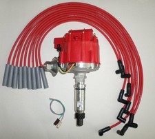 Buick Nailhead 425 401 400 364 322 264 Hei Distributor Red 8mm Plug Wires Usa