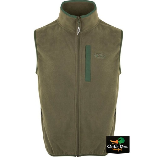 New Drake Waterfowl Men's Camp Fleece Vest - Picture 7 of 18