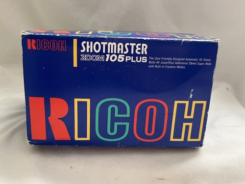 Ricoh Shotmaster 35mm zoom 105 Plus AF Point & Shoot Camera New Battery - Picture 15 of 18