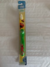 Sesame Street Kids Crest Green And Yellow Elmo Soft Bristle Toothbrush