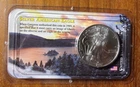 2001 AMERICAN SILVER EAGLE IN LITTLETON CASE CHOICE UNCIRCULATED CONDITION