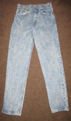 Vintage Levis 505 Mom Jeans Acid Wash 