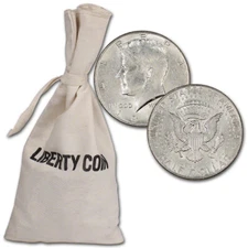 90% Silver 1964 Kennedy Half Dollars - $100 Face Value Bag