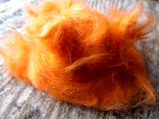 Irish Fly Supplies Golden Olive Rabbit Dubbing Pearl Flash Faux seals fur.