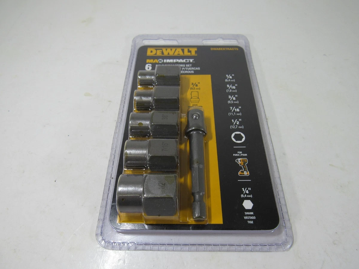Dewalt max impact extractor set outlet