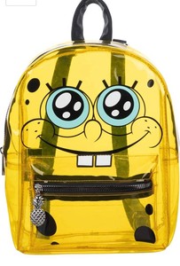 clear yellow backpack
