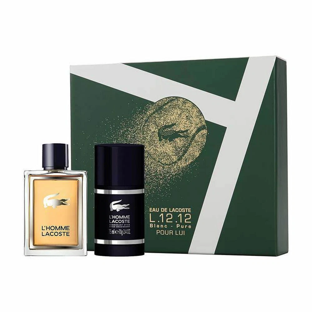 Lacoste L'Homme Set 50ml EDT + 75ml Deodorant ~ Free P&P | eBay