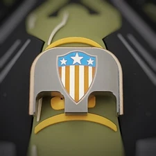  Titanium Glock Back plate Gen 1-5 - 1940's American Shield