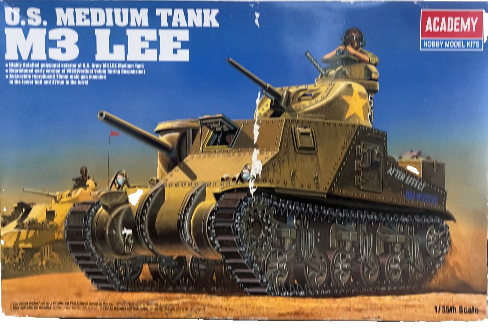 ACADEMY MODEL KIT 13206 1/35 U.S. MEDIUM TANK M3 LEE WWII Open Box eBay