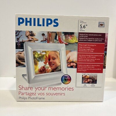 Philips 5.6-Inch Analog Digital Photo Frame LCD 320 x 234 resolution 