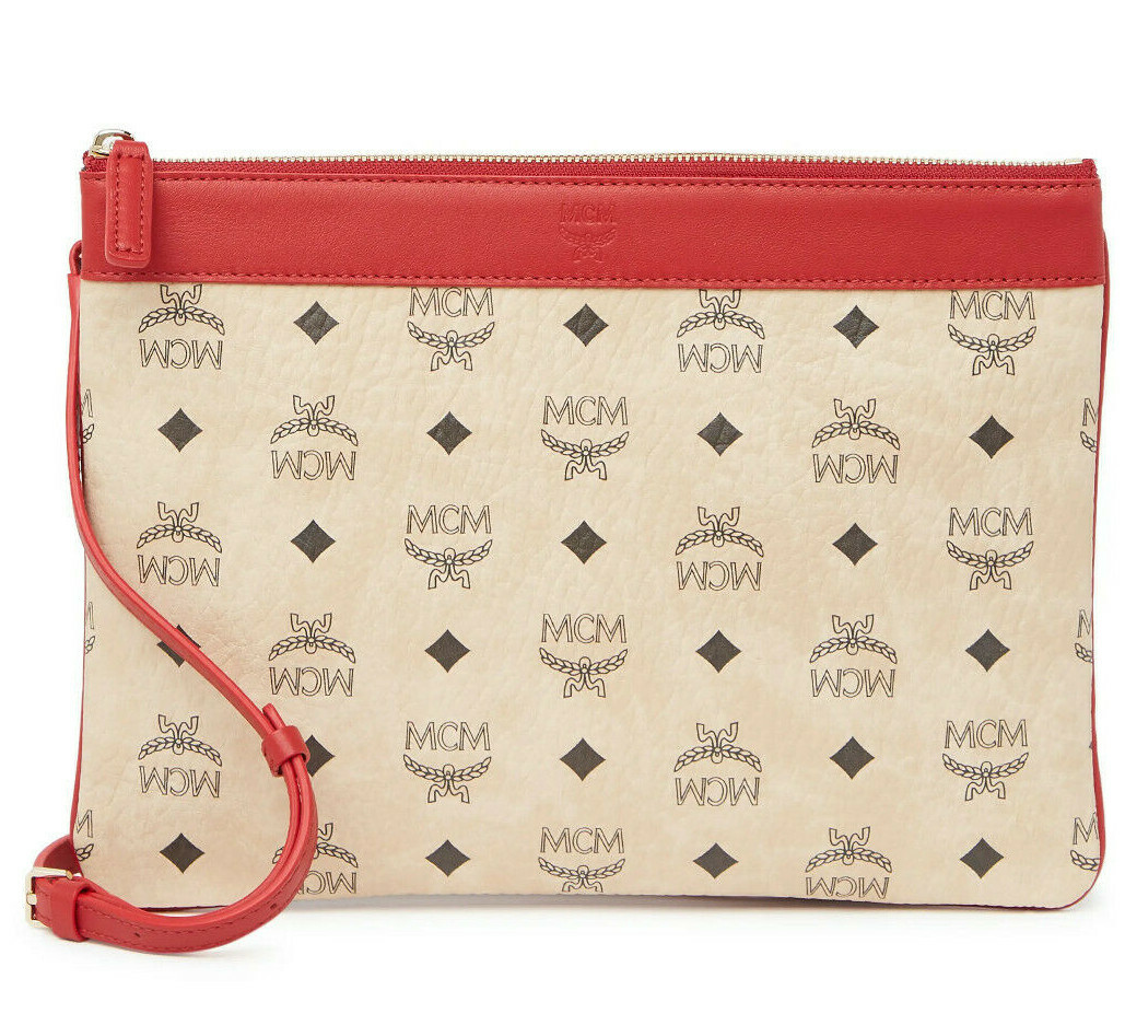Crossbody Bag Mcm Red Wristlet MCM Mini Firefly Red Crossbody Belt