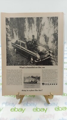 1966 Renault  ORIGINAL PRINT AD 11 X 8.5