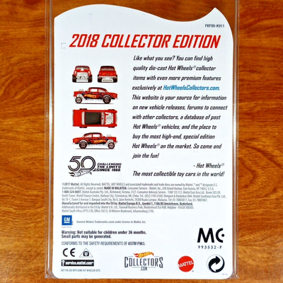 Hot Wheels Mail In 2018 Collector Edition 55 Chevy Bel Air Gasser