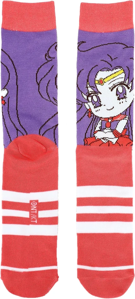 5 pares de calcetines Sailor Moon a rayas, 10-13 Foto 4 de 4