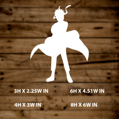 Naruto Silhouette|Naruto|Decal Sticker|Car, Window, Laptop, Tablet, Wall Locker