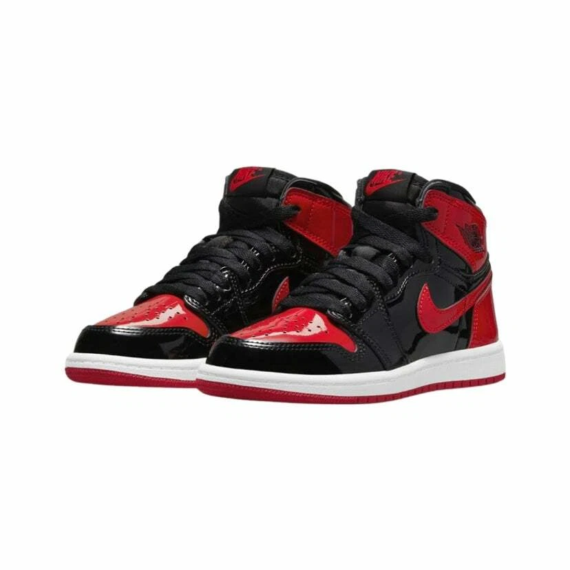 NIKE AIR JORDAN 1 HIGH OG GS PATENT BRED