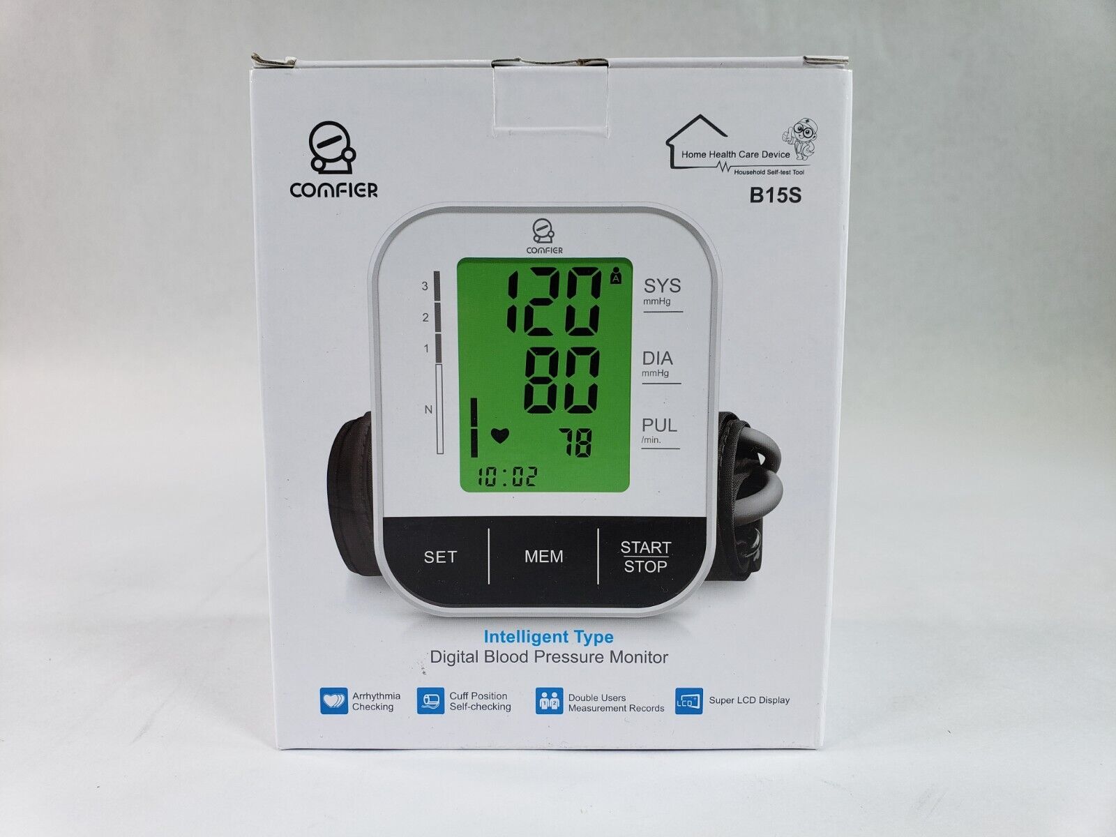 Comfier Arm Blood Pressure Monitor & Blood Pressure Cuff Machine for H