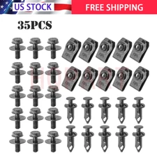 For Porsche M6 Body Bolts U-nut Clips Engine Cover Undertray Splash Shield Guard