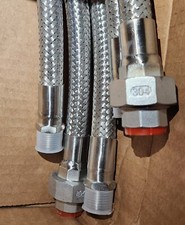 "FLEXIBLE METAL HOSE ASSEMBLY - 1/2" X 30" MNPT Type C304