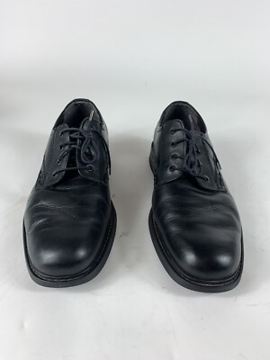 Bill Blass Simon Mens Size 8.5 D Made In Italy Black Leather  display picture 1