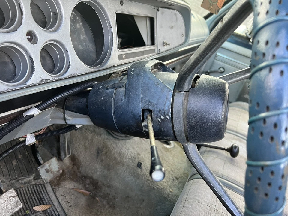 DODGE POWER WAGON 1500/2500 COLUMNA DE DIRECCIÓN PISO LLAVE DE CAMBIO OEM 1979 Foto 2 de 4