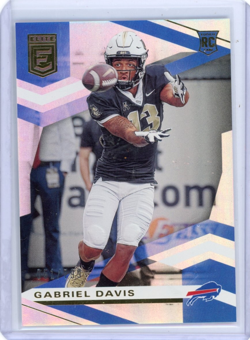 2020 Panini Donruss Elite - Rookies Gabriel Davis #157 /799 (RC)