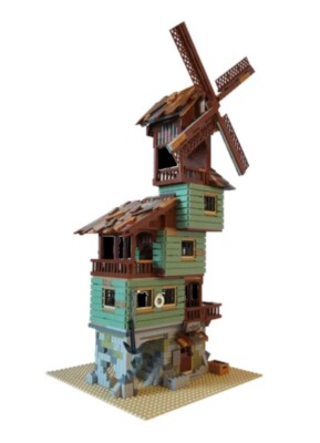 MOC Alte Mühle am Meer/ Old Mill by the Sea, neu, ungebaut, 1762 Teile