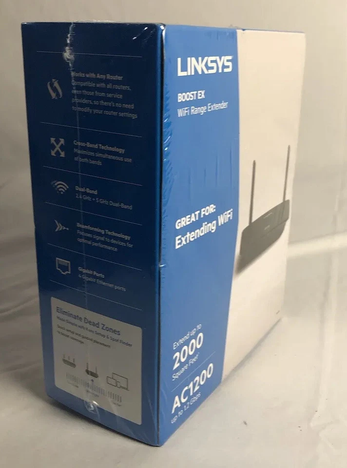 Linksys Boost EX WiFi Range Extender AC1200 - Image 3 of 4