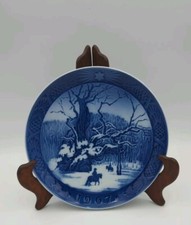 Vtg 1967 Royal Copenhagen Christmas Plate The Royal Oak 7.25"