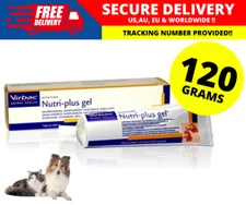 Virbac Nutriplus Nutri Plus Gel Supplement for Cats & Dogs (120g)