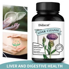 Milk Thistle Extract 200 Mg Improves Digestion, Supports Liver Cleansing