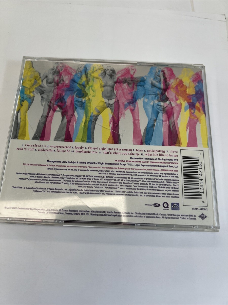 【中古】 Britney / Britney Spears BRITNEY SPEARS 2001 CD Album Jive Records Canada 01241-44218-2 I'm