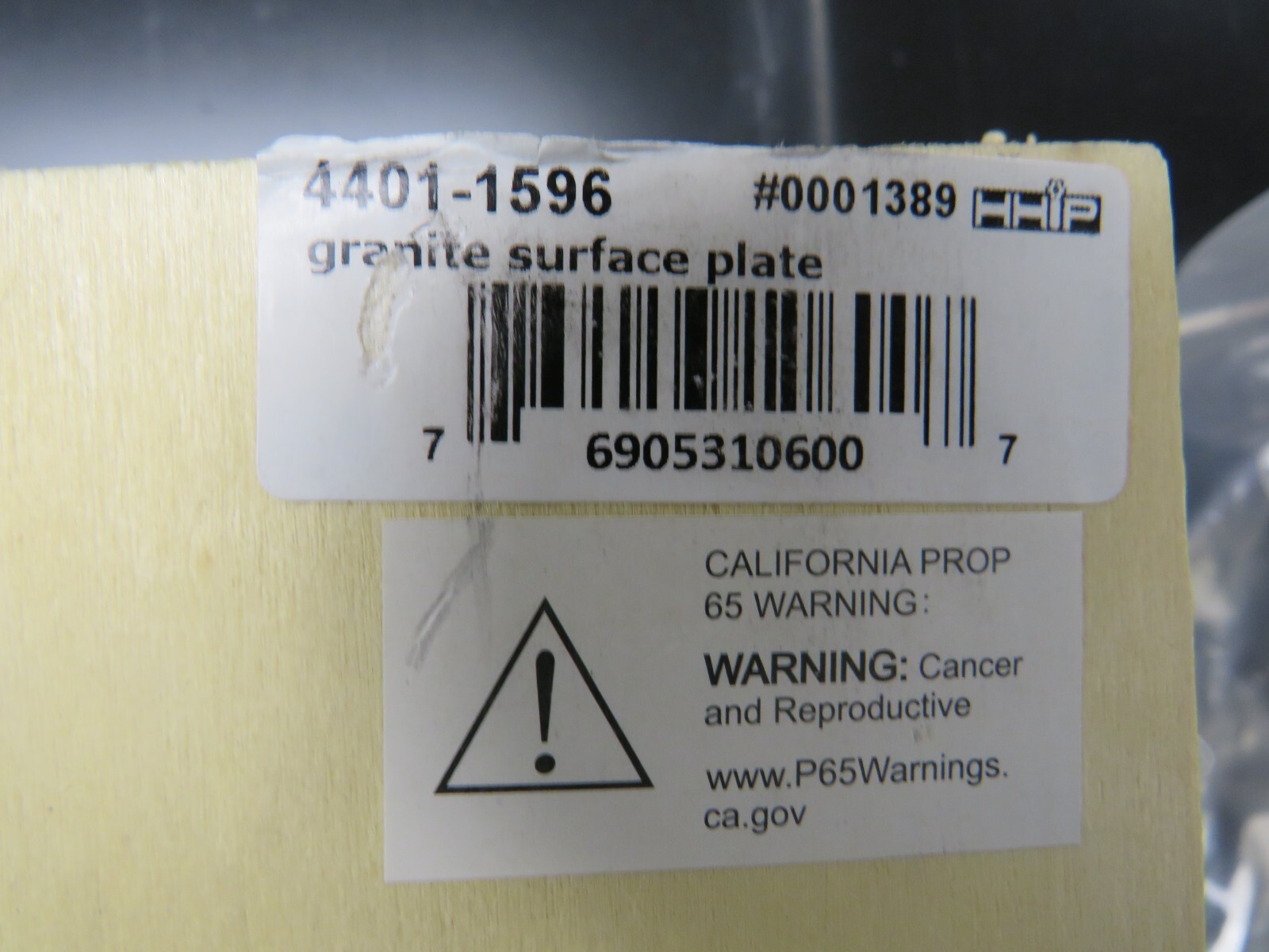 6"x6"x2" Grade B Granite Surface Plate - 50 pcs of Lapping Film