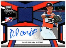 Dariel Duran 2023 Panini Elite Extra Edition DPL Jersey AUTO 163/199
