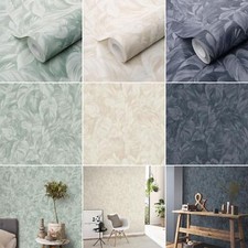 Play of Light Palm Leaf Wallpaper Tropical Leaves Jungle Textured Vinyl Erismann