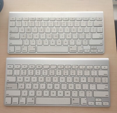 2x Genuine Apple A1314 Wireless Bluetooth Aluminum Keyboard