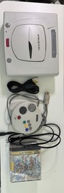 SEGA Sega Saturn NTSC-J Console Bundle w/ Controller, Cables & 6 games
