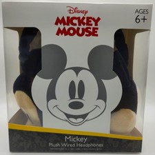 Disney Mickey Mouse Plush Wired Headphones - Black