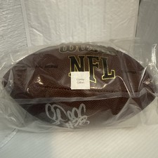 Corey Dillon Autographed Full Size Football (Schwartz COA)