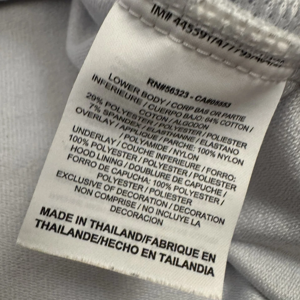 Chaqueta Nike Mujer XL Blanca Roja Dri-Fit Correr Manga Larga Entrenamiento Gimnasio Foto 3 de 4