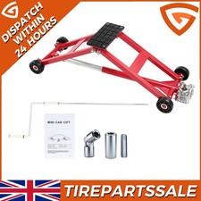 Car Lift Hoist 2.5 Ton Adjustable Car Ramp Mobile Scissor Jack Portable 2.5T UK