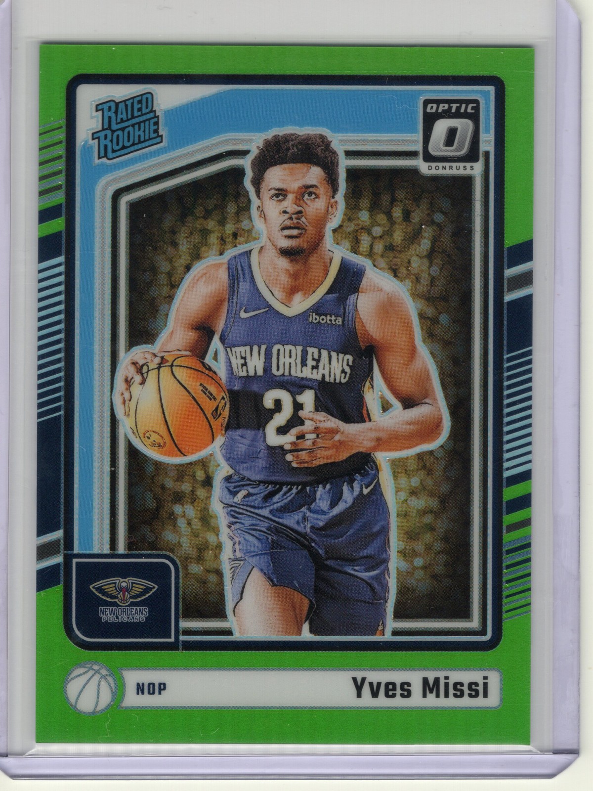 2024-25 Donruss Optic #265 Yves Missi Lime Green #/149