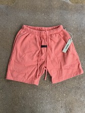 Coral Fear of God Essentials Shorts S
