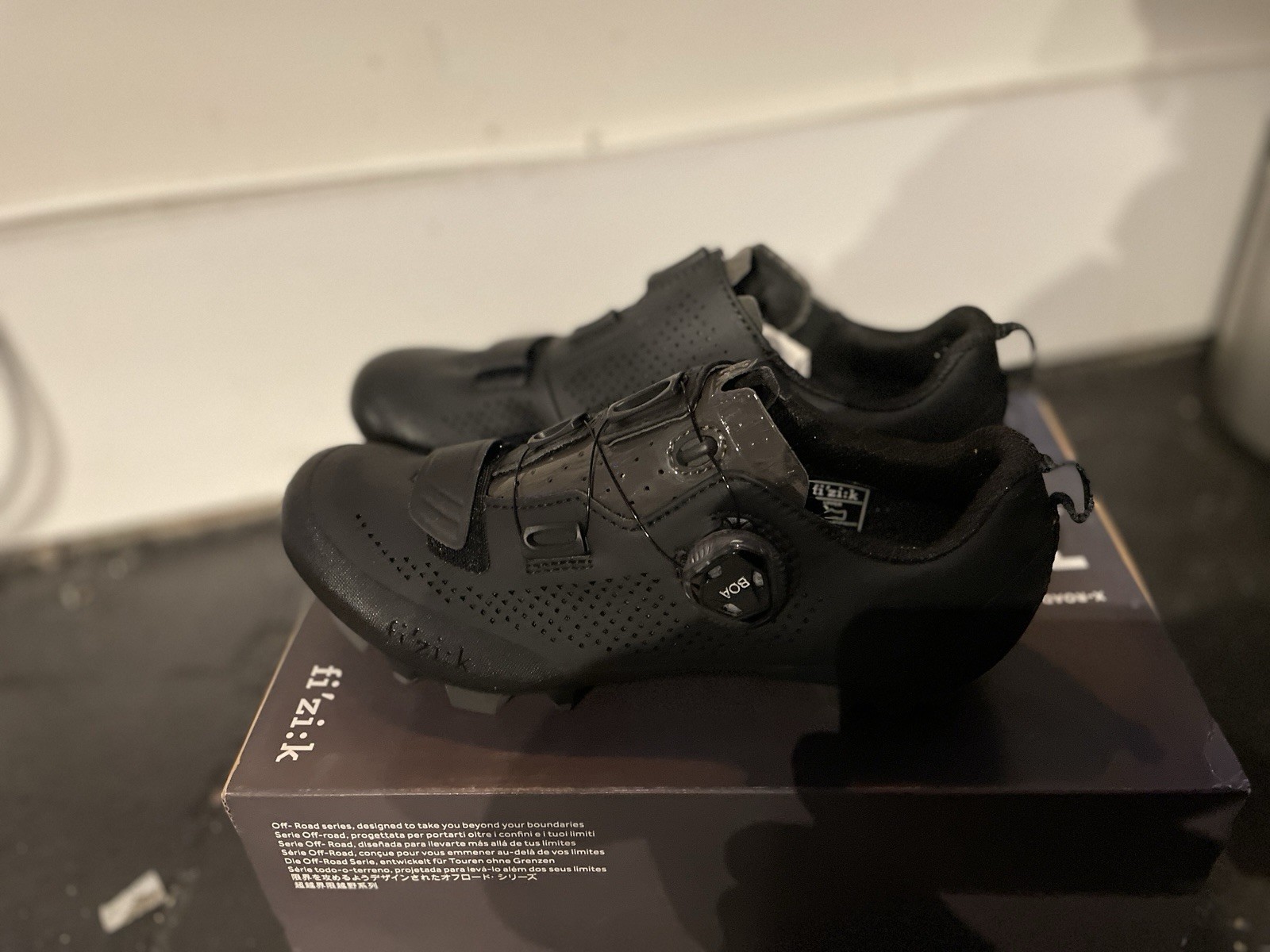 Fizik X5 Terra Men's Mountain Bike Shoes, Black/Black, M39