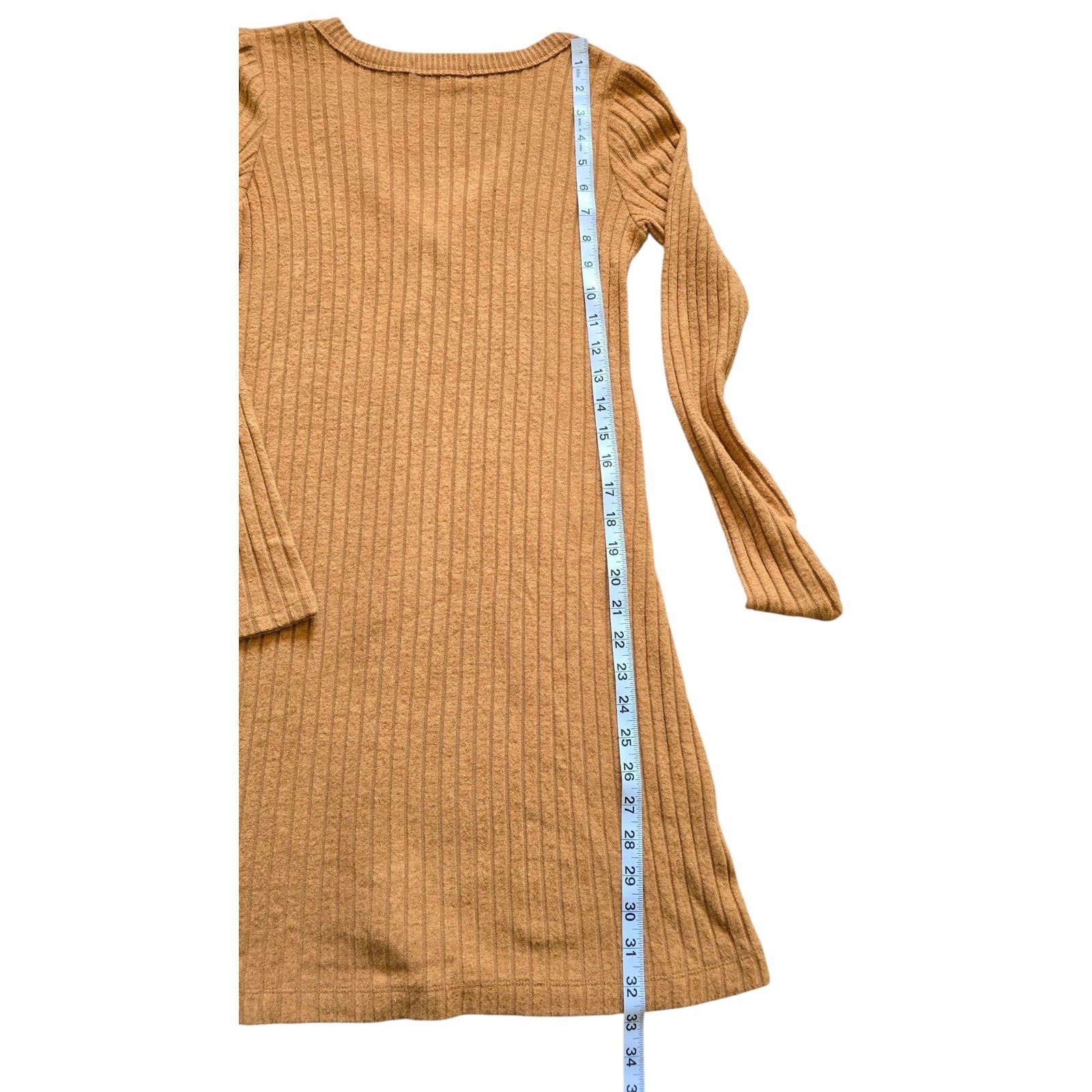 American Eagle Ribbed Knit Button Front Long Slee… - image 9