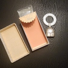 Vintage Webster Sterling Silver Baby Rattle Bell No Teether 